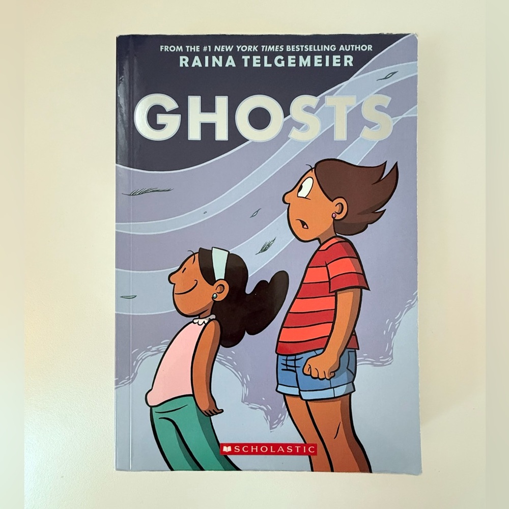 Signed Copy “Ghosts” Graphic Novel - By Raina Telgemeier - Paperback Book